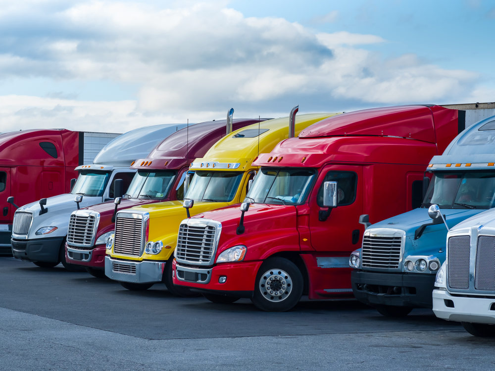 Colorful,Lrge,Trailer,Trucks Commercial Auto Liability Insurance